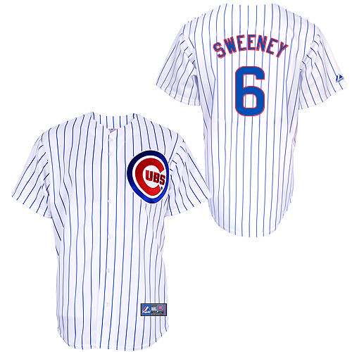 Ryan Sweeney #6 mlb Jersey-Chicago Cubs Women's Authentic Home White Cool Base Baseball Jersey